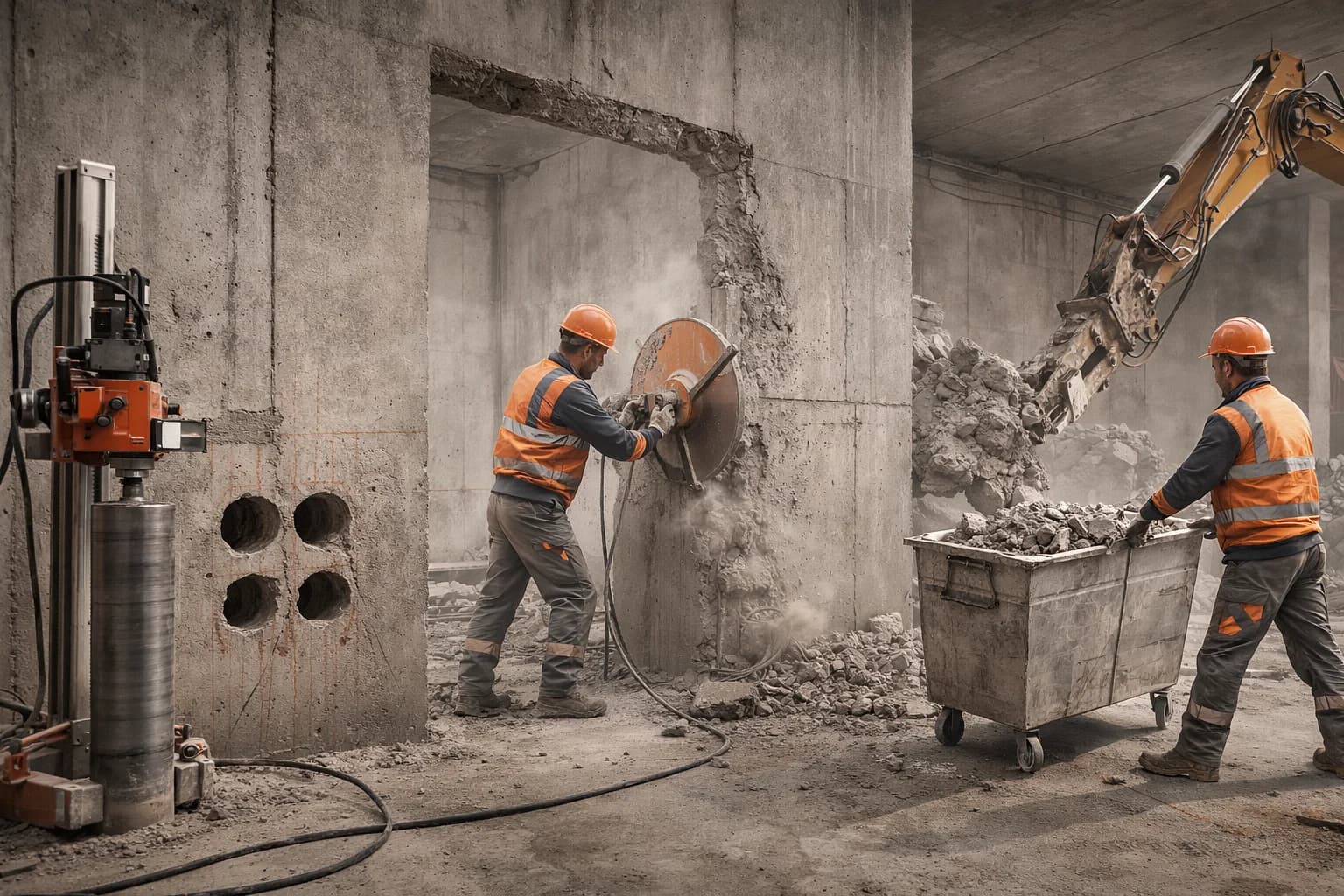 Контролируемый демонтаж