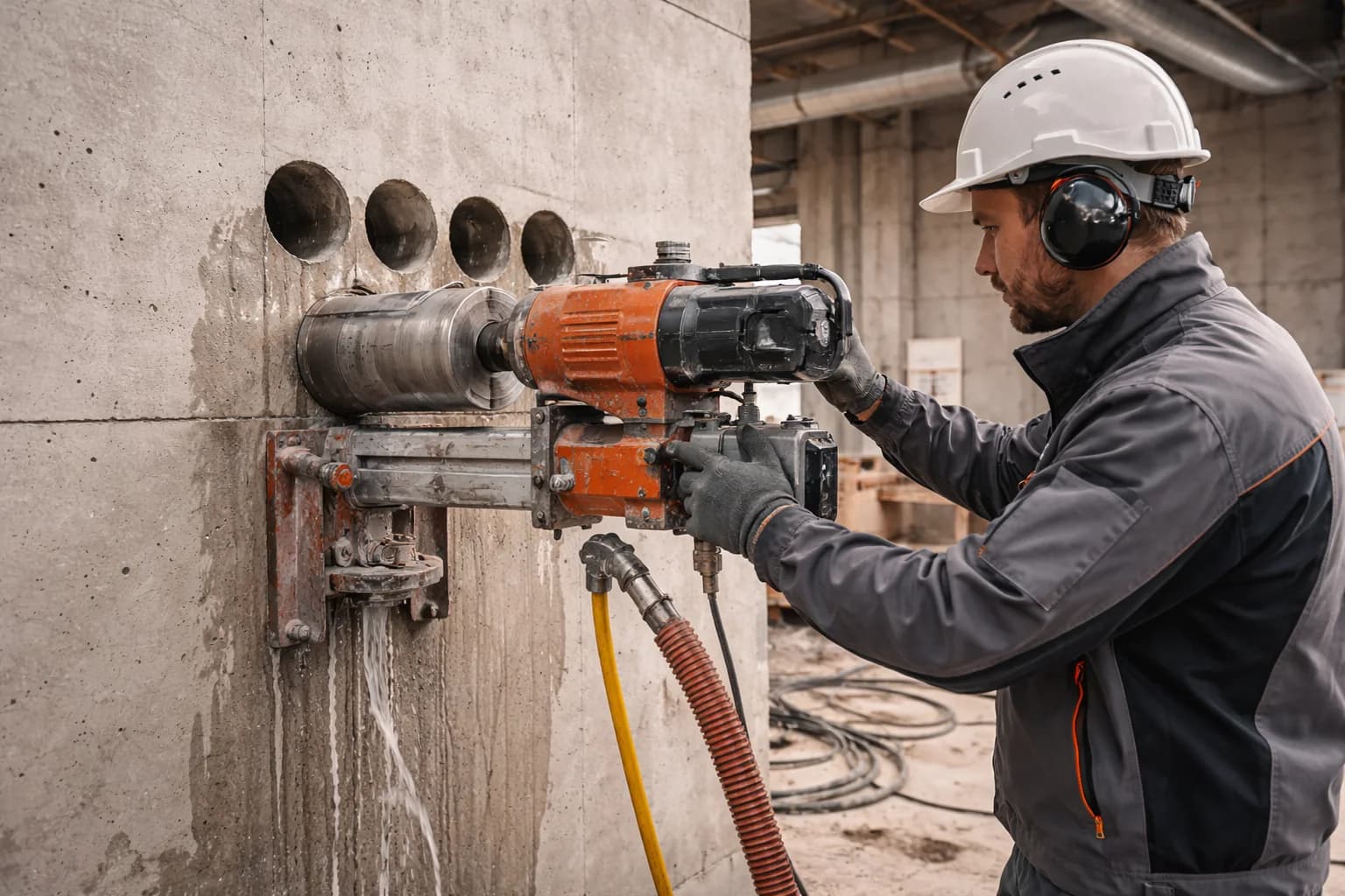 Алмазное бурение отверстий